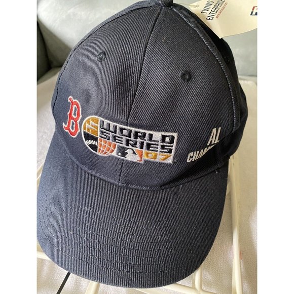 Boston Red Sox 2007 World Series ‘07 “Twins Enterprise” Hat Black (NEW) - Picture 1 of 4